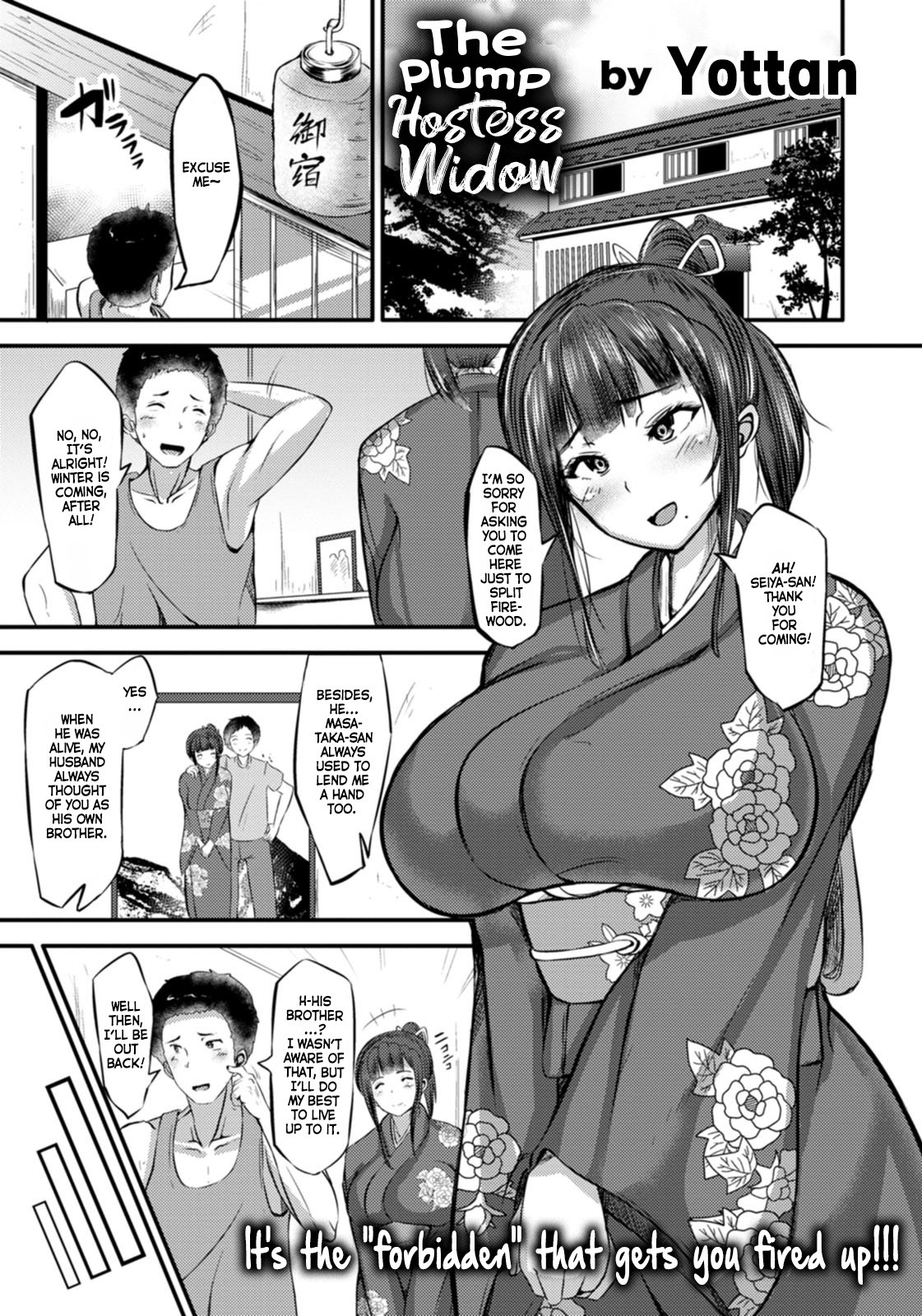 Hentai Manga Comic-The Plump Hostess Widow-Read-1